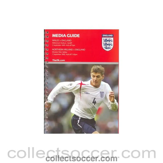 2005 - Wales v England Media Guide 03/09/2005