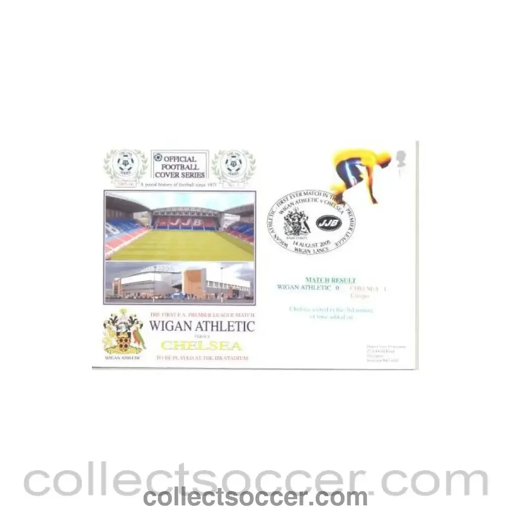 2005 - Wigan Athletic v Chelsea First Day Cover 14/08/2005