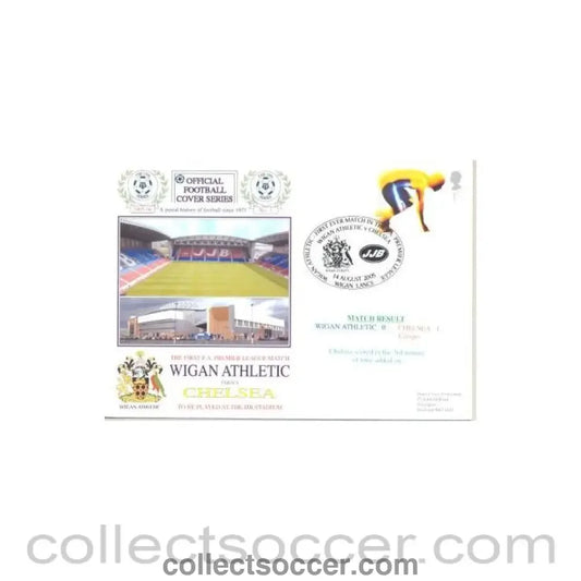 2005 - Wigan Athletic v Chelsea First Day Cover 14/08/2005