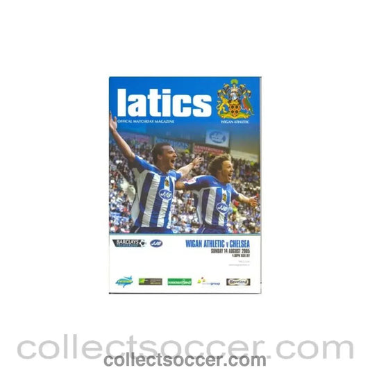 2005 - Wigan Athletic v Chelsea official programme 14/08/2005 - Collect Soccer