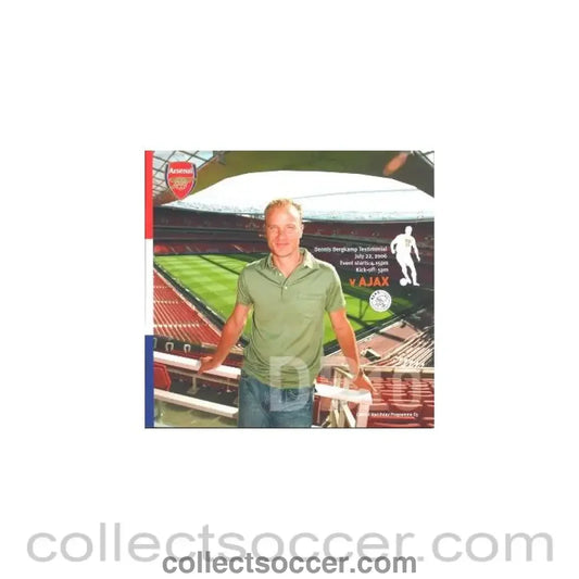2006 - Arsenal v Ajax official programme 22/07/2006 Dennis Bergkamp Testimonial Match with a separate photo-album of