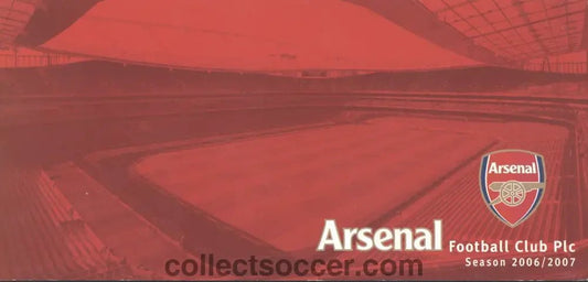 2006 Arsenal v Porto Rare Press Ticket Wallet + Ticket + Press Information Leaflet - Collect Soccer