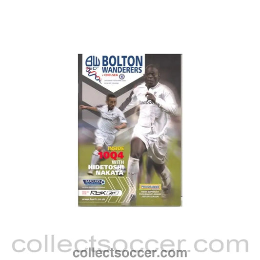 2006 - Bolton Wanderers v Chelsea official programme 15/04/2006 Premier League