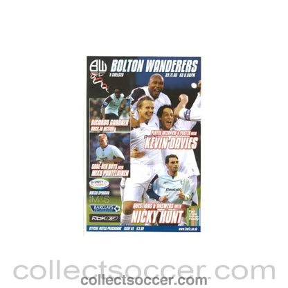 2006 - Bolton Wanderers vChelsea official programme 29/11/2006 - Collect Soccer