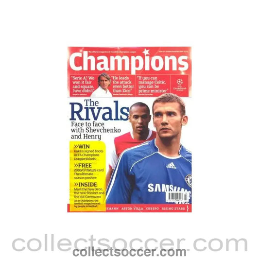 2006 Champions - The official magazine of the UEFA Champions League Issue 19 - October/November 2006