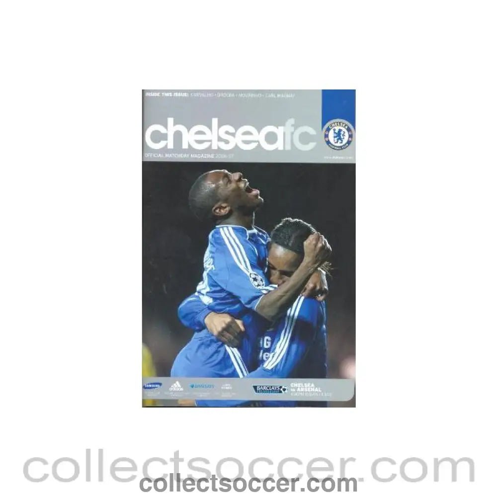 2006 - Chelsea v Arsenal official programme 10/12/2006 - Collect Soccer