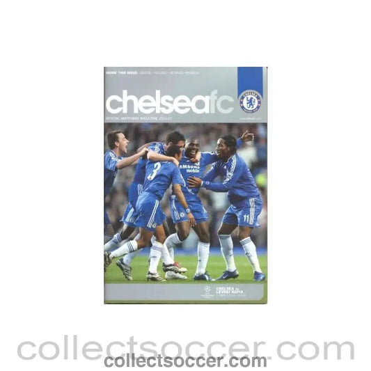 2006 - Chelsea v Levski, Sofia official programme 05/12/2006 - Collect Soccer