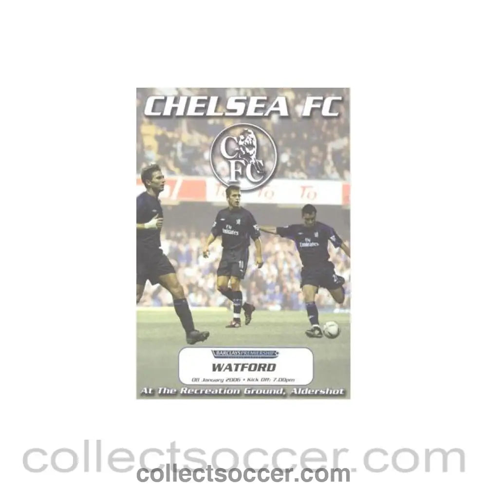 2006 - Chelsea v Warford official programme 08/01/2006 Premier League