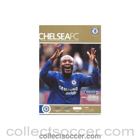 2006 - Chelsea v West Ham United official programme 09/04/2006