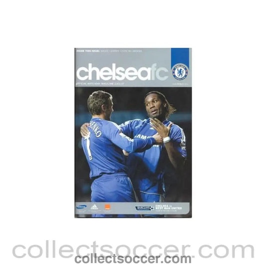 2006 - Chelsea v West Ham United official programme 18/11/2006 - Collect Soccer