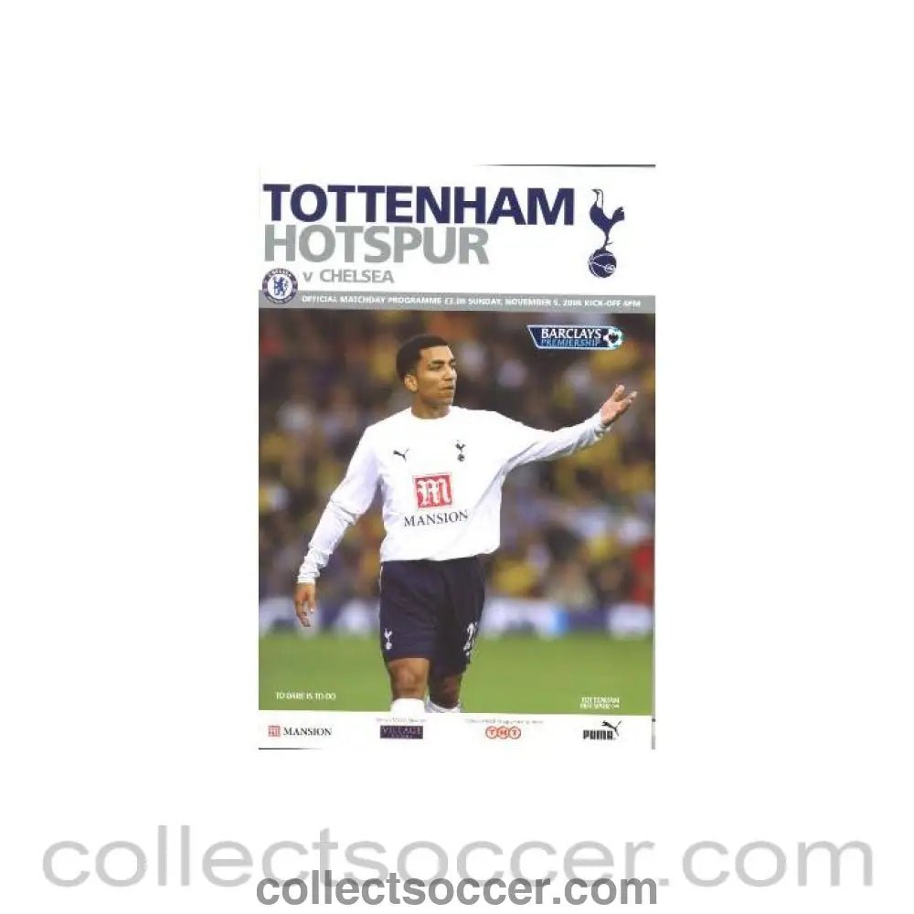 2006 - Tottenham Hotspur vChelsea official programme 05/11/2006 - Collect Soccer