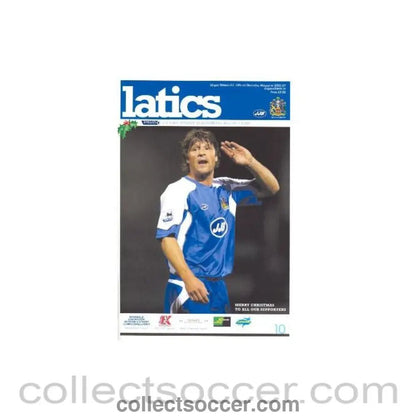 2006 - Wigan Athletic vChelsea official programme 23/12/2006 - Collect Soccer