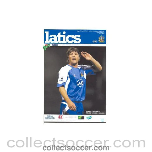 2006 - Wigan Athletic vChelsea official programme 23/12/2006