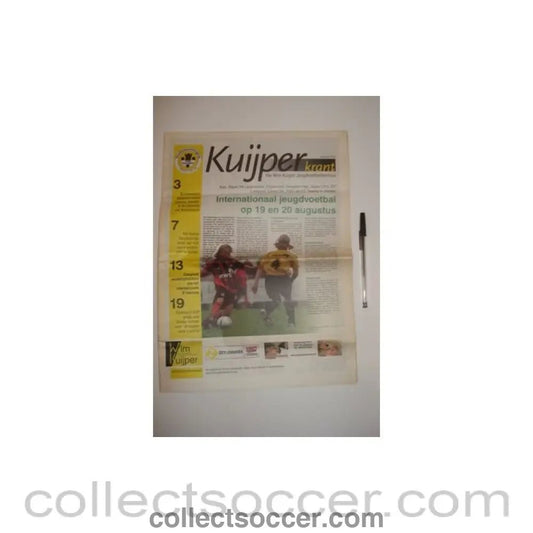 2006 - Wim Kuijper Youth Tournament August 2006 official newspaper - like programme - Collect Soccer