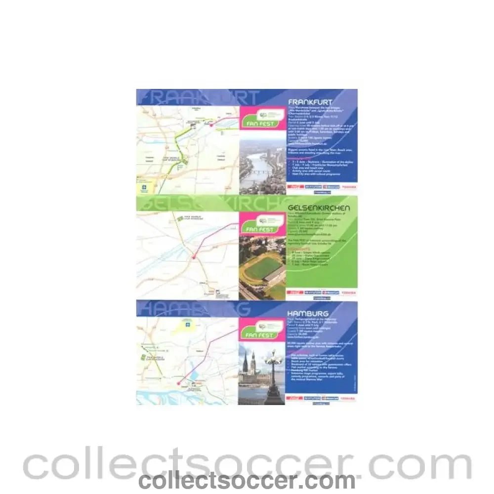 2006 World Cup Germany maps & information - Collect Soccer