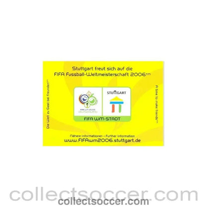 2006 World Cup Germany Postcard - Collect Soccer