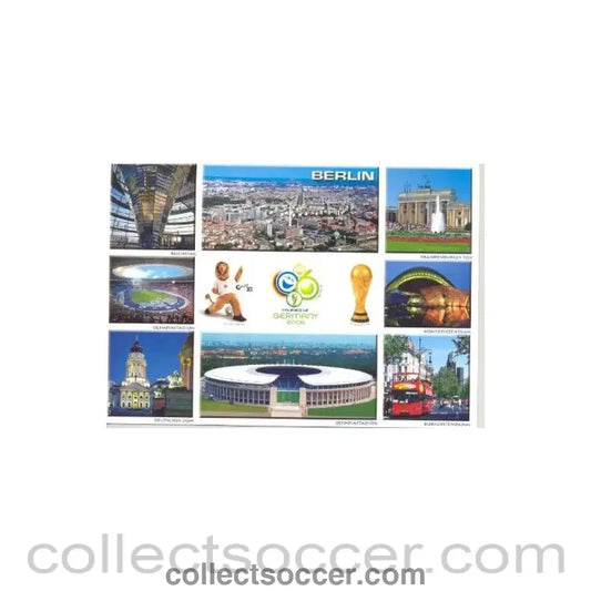 2006 World Cup Germany postcard Berlin in 8 photos