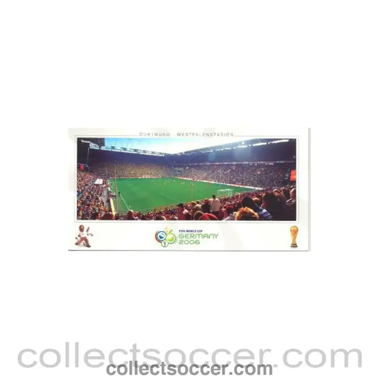 2006 World Cup Germany postcard Dortmund Stadium