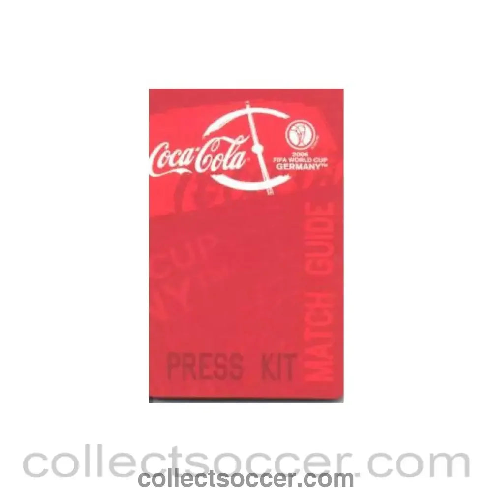 2006 - World Cup Germany 2006 small Press Kit Match Guide