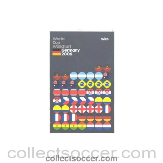 2006 - World Cup Wallchart Germany 2006 sticker - Collect Soccer