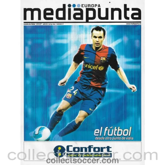 2007 - Barcelona v Liverpool Champions League 21/11/2007 Official Programme - Collect Soccer
