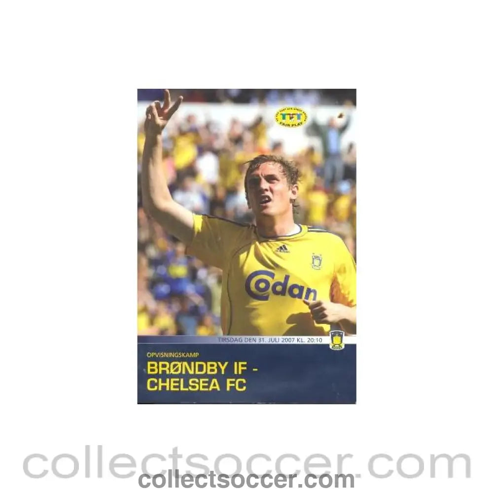 2007 - Brondby vChelsea official programme 31/07/2007