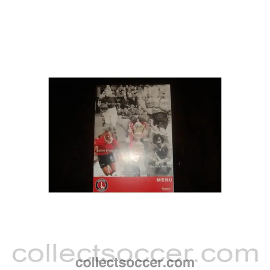 2007 - Charlton Athletic v Chelsea menu 24/02/2007