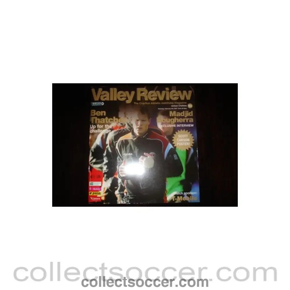 2007 - Charlton Athletic vChelsea official programme 03/02/2007 - Collect Soccer