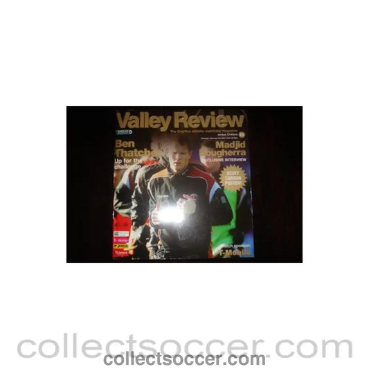 2007 - Charlton Athletic vChelsea official programme 03/02/2007 - Collect Soccer