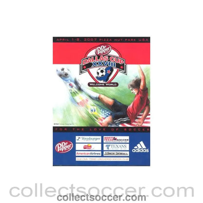 2007 - Chelsea - Dallas Cup official programme 01-08/04/2007 at Pizza Hut Park USA