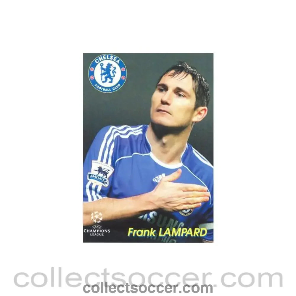2007 - Chelsea Frank Lampard Russian produced postcard 2007-2008