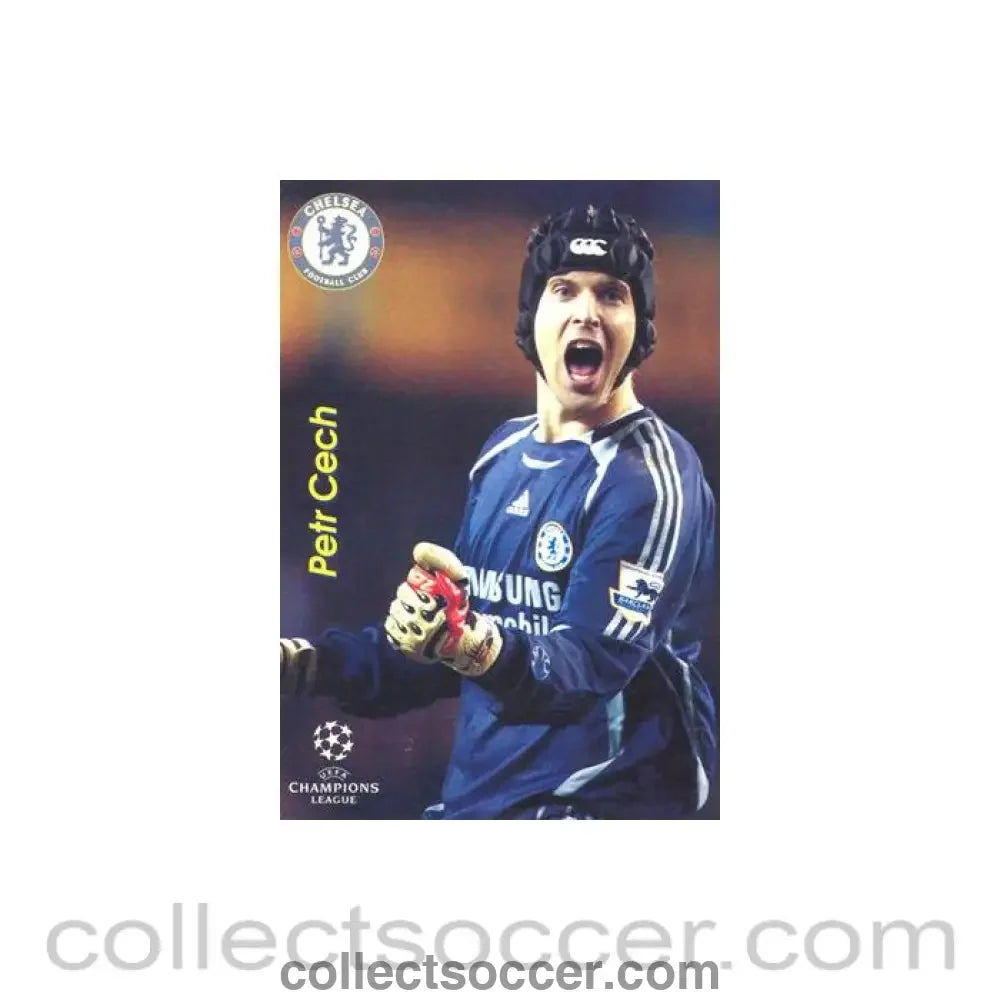 2007 - Chelsea Petr Cech Russian produced postcard 2007-2008