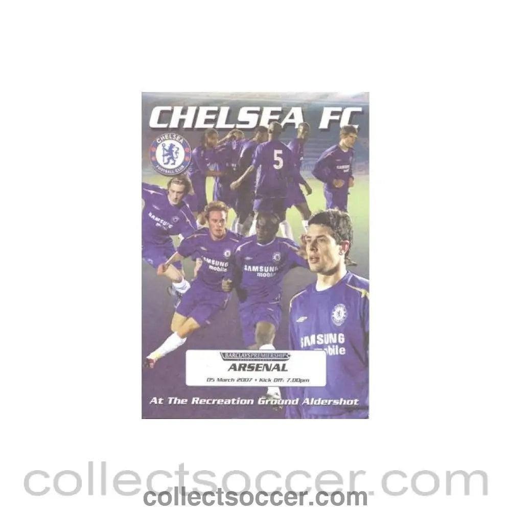 2007 - Chelsea v Arsenal official programme 05/03/2007 Premier League
