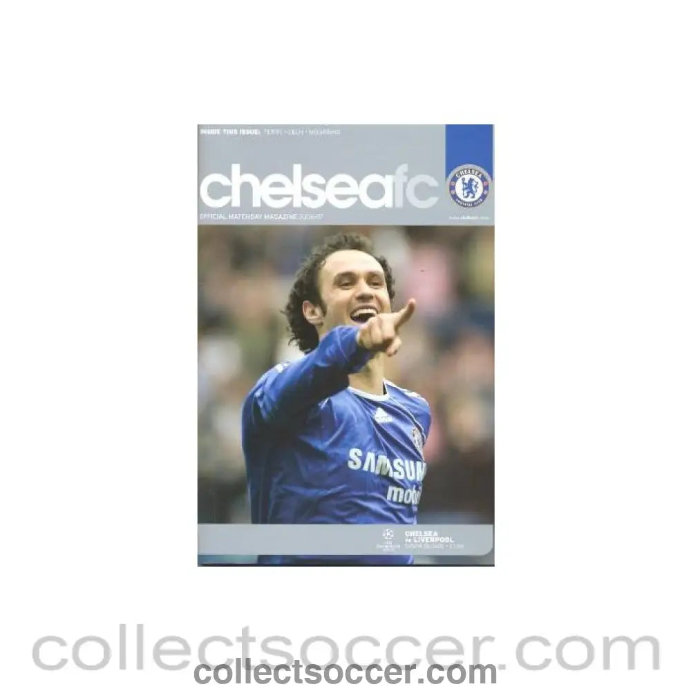2007 - Chelsea v Liverpool official programme 25/04/2007