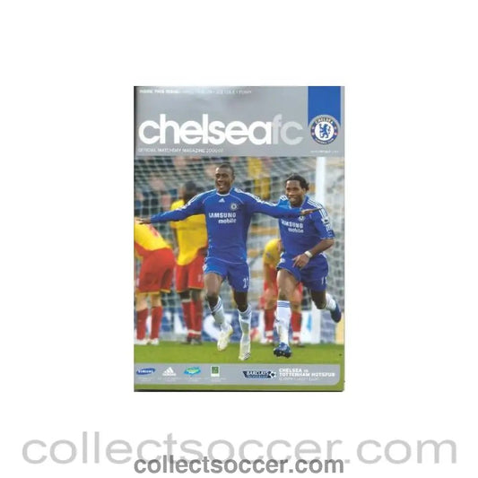 2007 - Chelsea v Tottenham Hotspur official programme 07/04/2007 - Collect Soccer