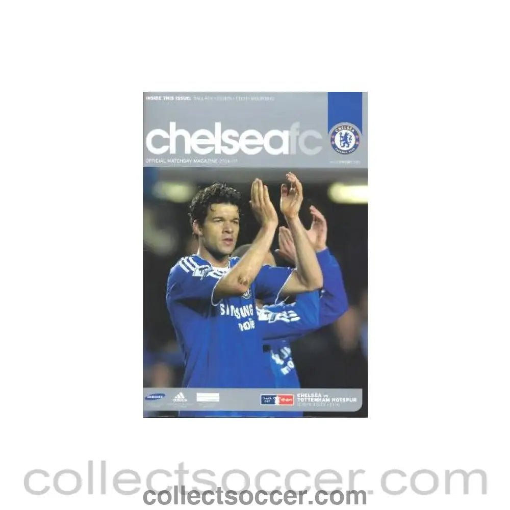 2007 - Chelsea v Tottenham Hotspur official programme 11/03/2007 - Collect Soccer