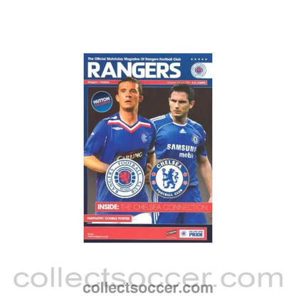 2007 - Glasgow Rangers vChelsea official programme 28/07/2007 Premier League - Collect Soccer