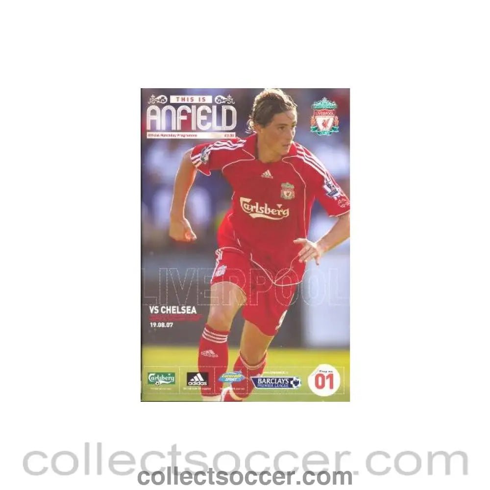 2007 - Liverpool vChelsea official programme 19/08/2007 Premier League - Collect Soccer