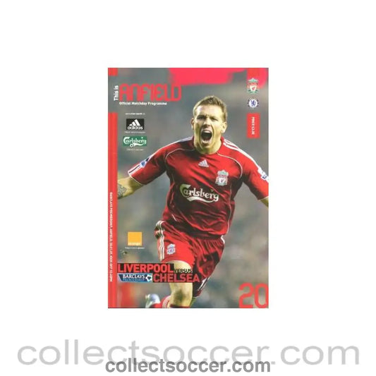 2007 - Liverpool vChelsea official programme 20/01/2007