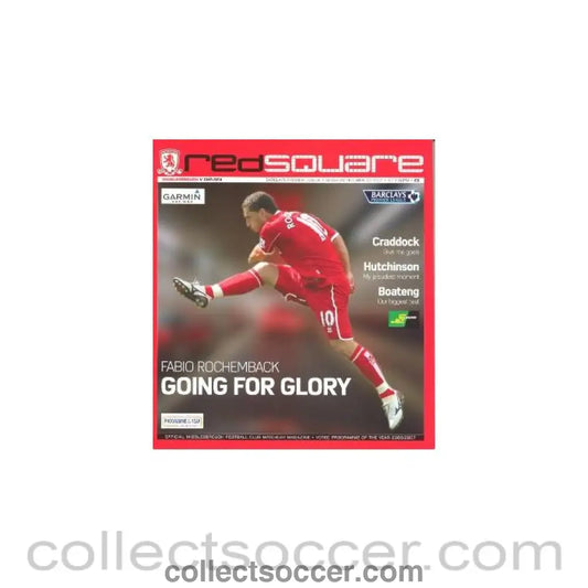 2007 - Middlesbrough vChelsea official programme 20/10/2007 Premier League - Collect Soccer