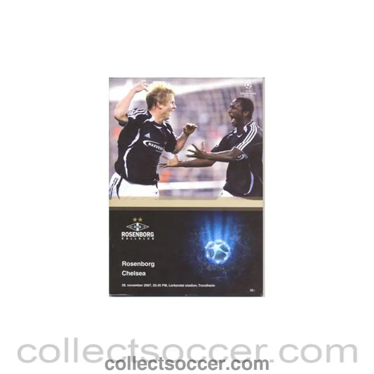 2007 - Rosenborg vChelsea programme 28/11/2007 - Collect Soccer