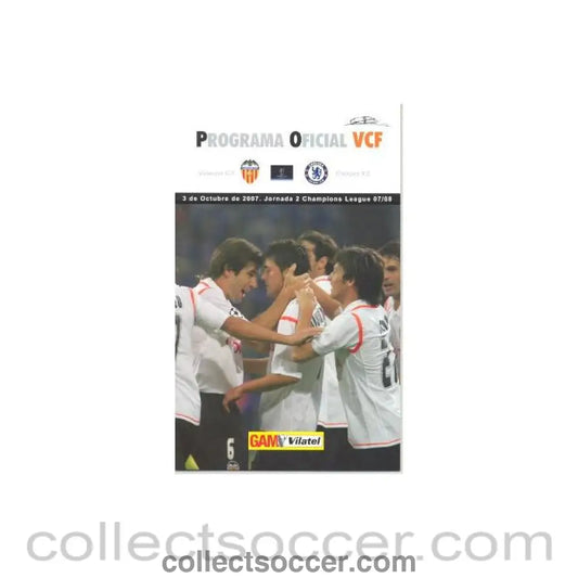 2007 - Valencia vChelsea official programme 03/10/2007 - Collect Soccer