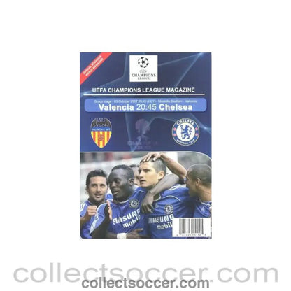 2007 - Valencia vChelsea unofficial programme 03/10/2007 pirate - Collect Soccer