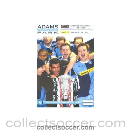 2007 - Wycombe Wanderers vChelsea official programme 10/01/2007
