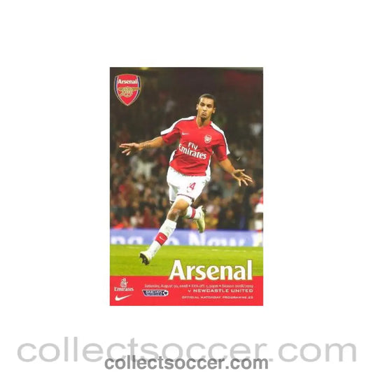 2008 - Arsenal v Newcastle United official programme 30/08/2008
