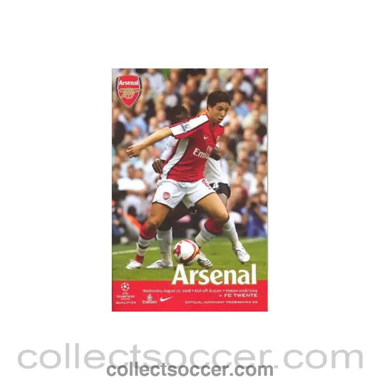 2008 - Arsenal v Twente official programme 27/08/2008