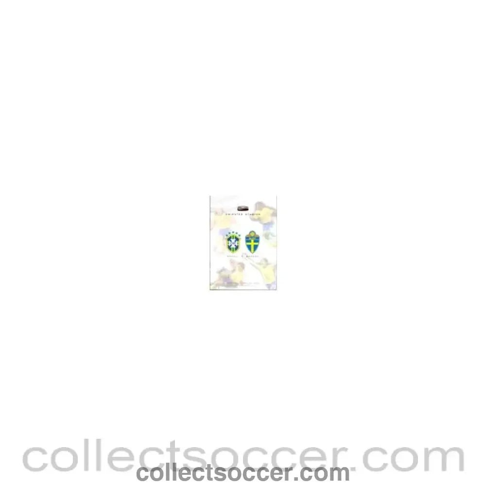 2008 Brazil v Sweden official programme 26/03/2008 - Collect Soccer