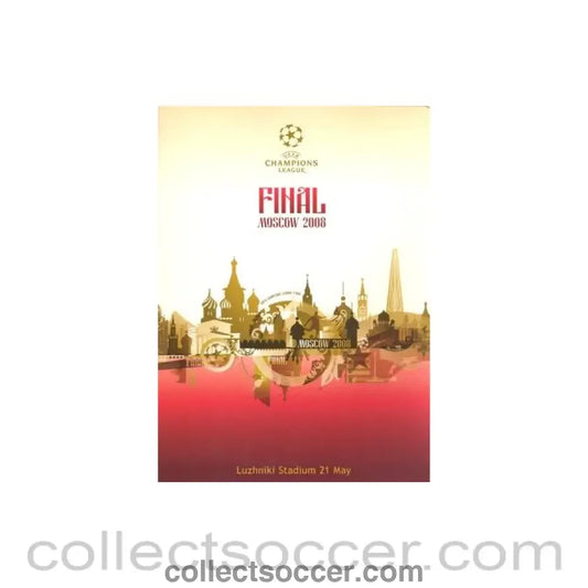 2008 Champions League Final in Moscow press pack