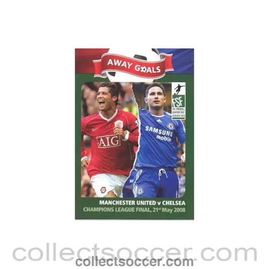 2008 Champions League Final Manchester United v Chelsea The Football Supporters' Federation programme - Collect Soccer