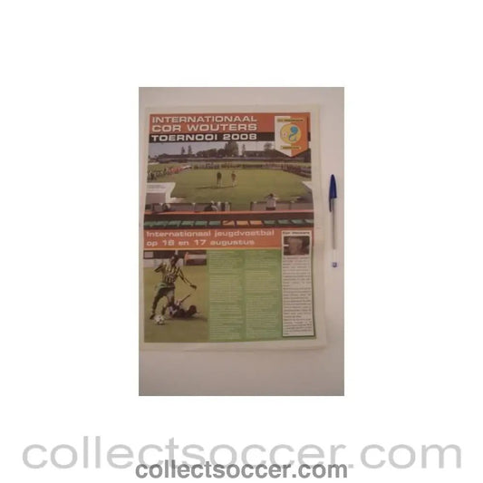 2008 - Cor Wouters Youth Tournament 2008 official newspaprt - like programme - Collect Soccer